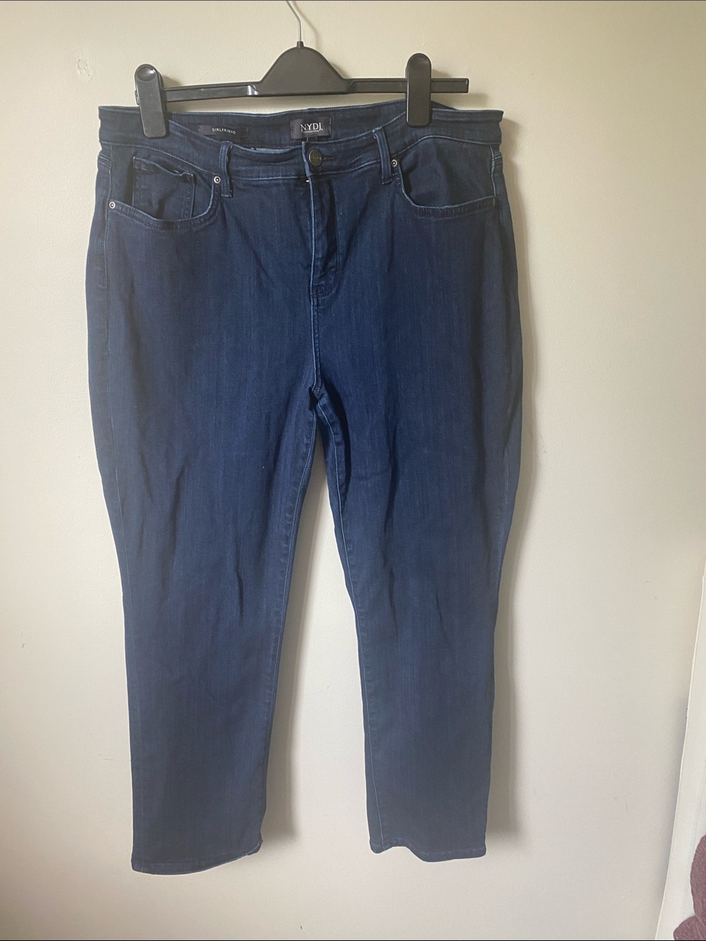 NYDJ Classic Dark Indigo Straight Leg Jeans